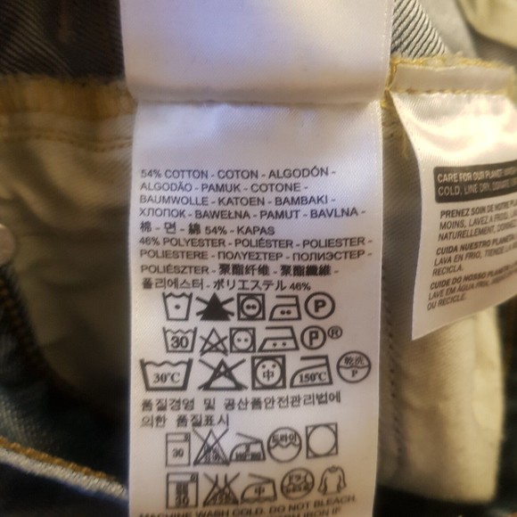 Levi Strauss Mens 514 Straight Blue Jeans Pants Size W38 L30 Normcore Dadcore - Picture 8 of 12